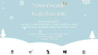 Baner z informacjami o koncercie.